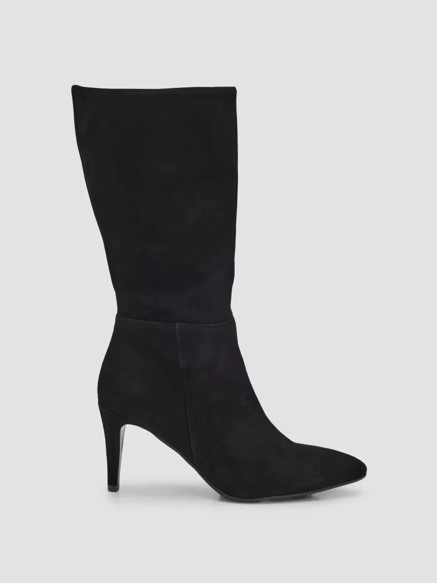 Patti 75MM Suede Booties by Aquatalia