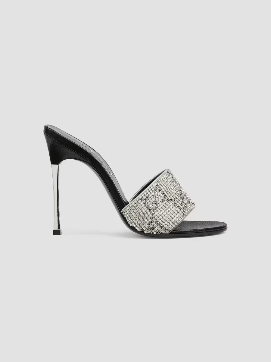 Trinity 110MM Crystal Mesh Sandals