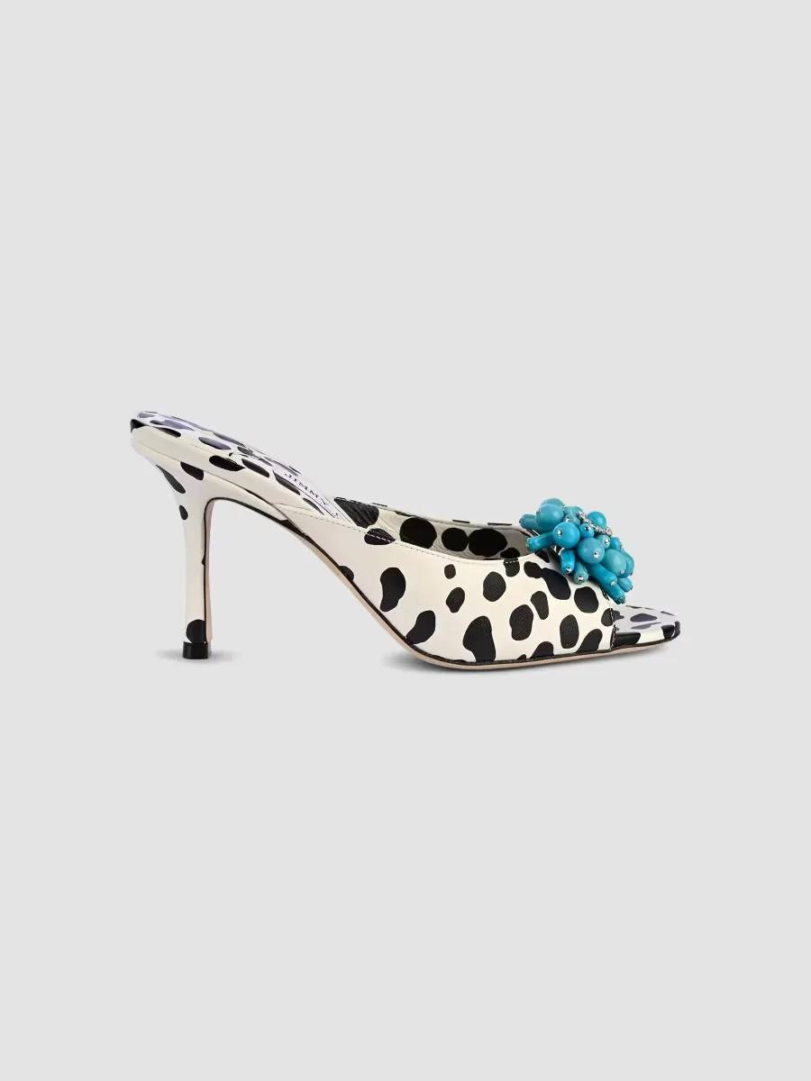 Izu 85MM Spotted Heels by Jimmy Choo