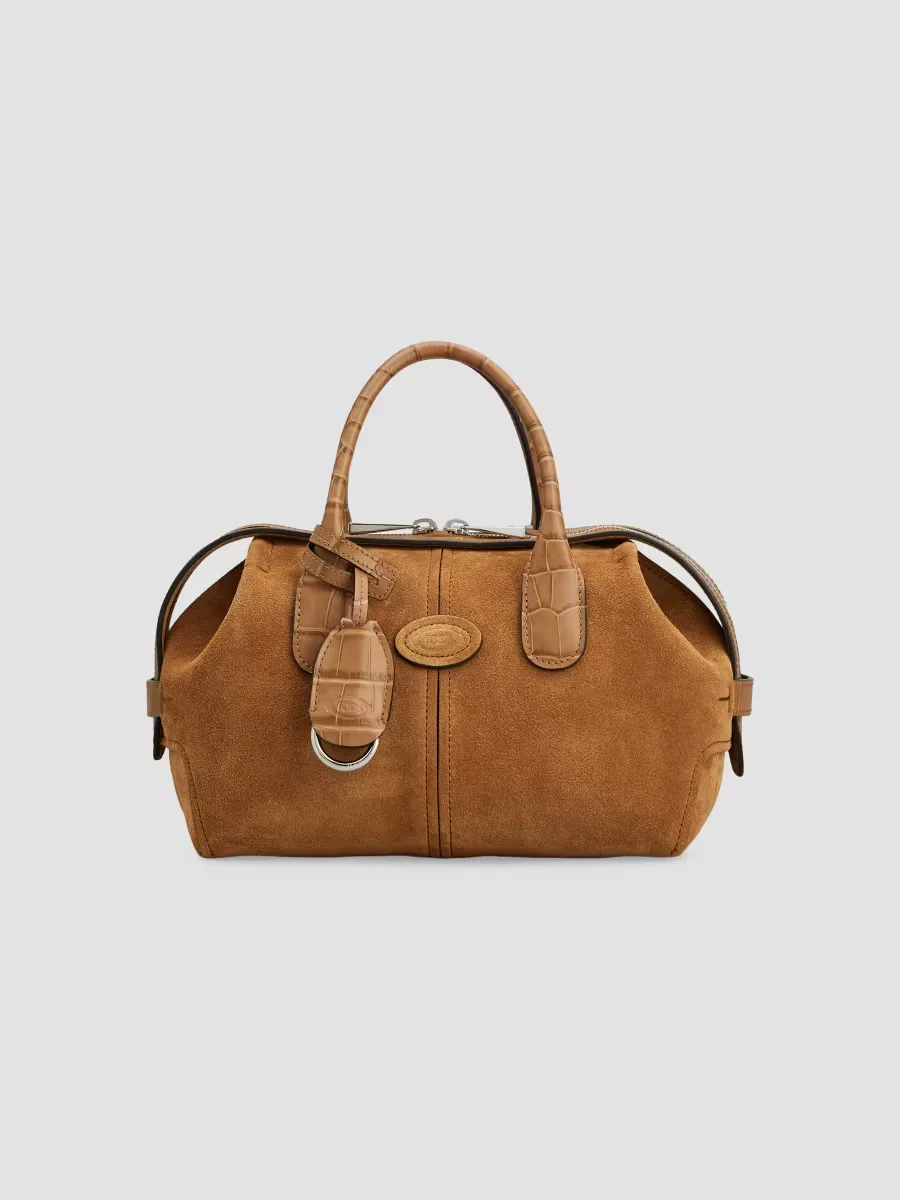 Mini Suede Bowling Bag by Tod's