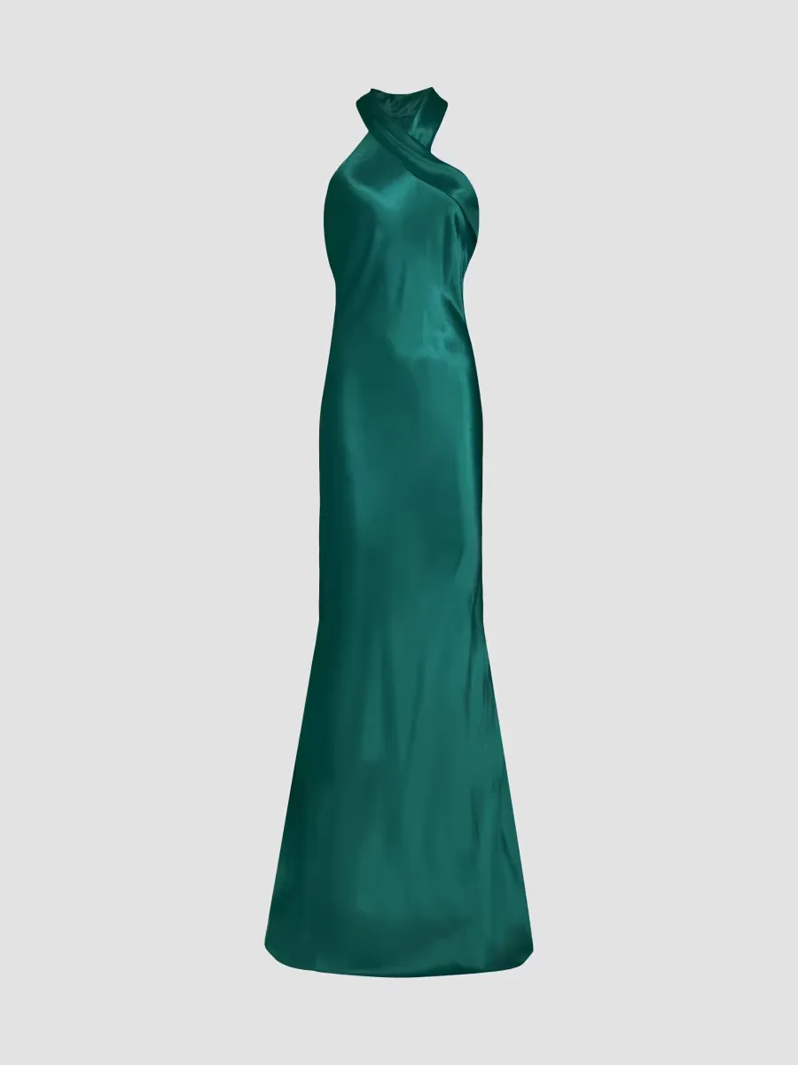 Pandora Asymmetrical Bias Cut Dress