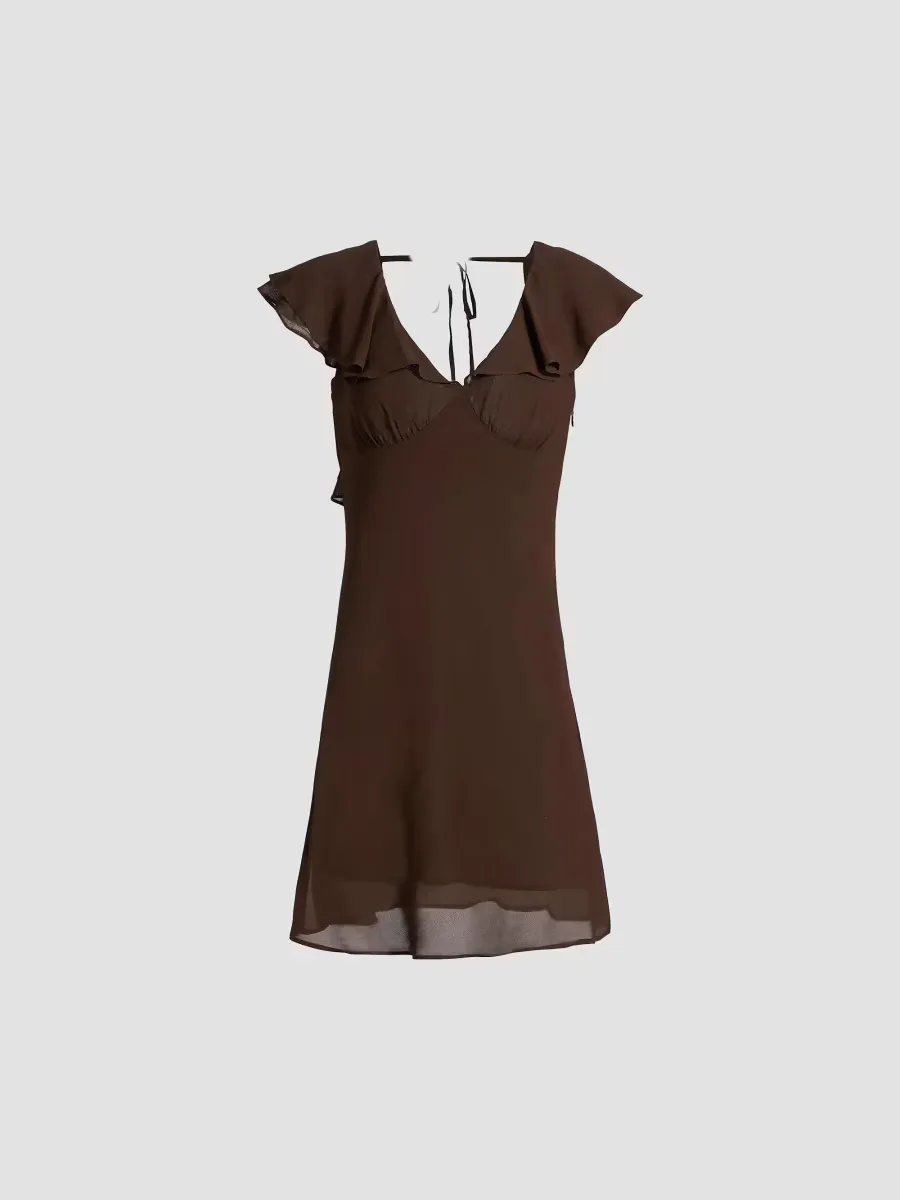 Arni Ruffle Minidress