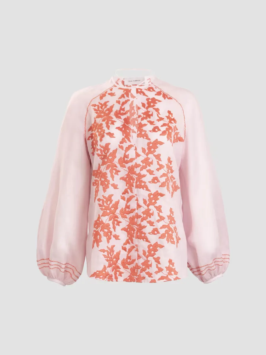 Molveno Embroidered Cotton Blouse