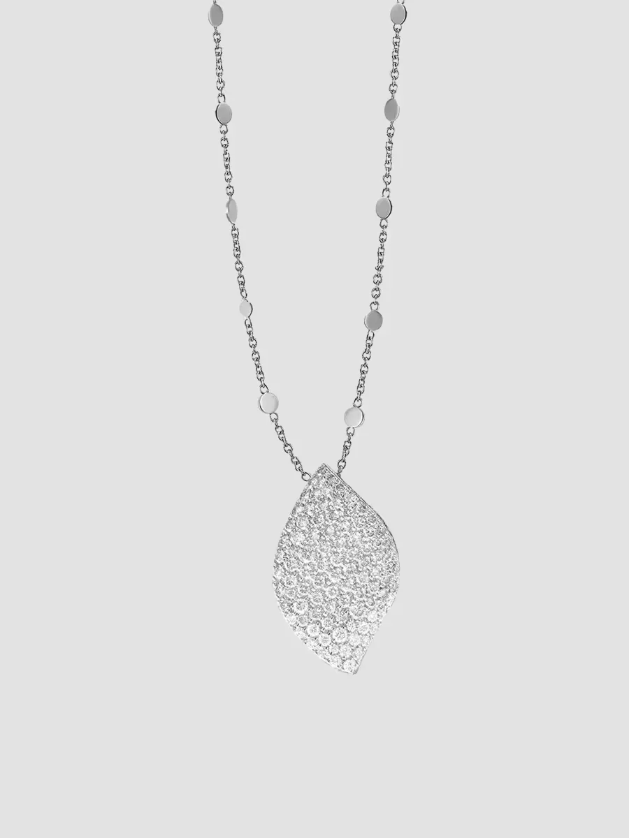 Aleluia 18K White Gold & 0.77 TCW Diamond Pendant Necklace by Pasquale Bruni