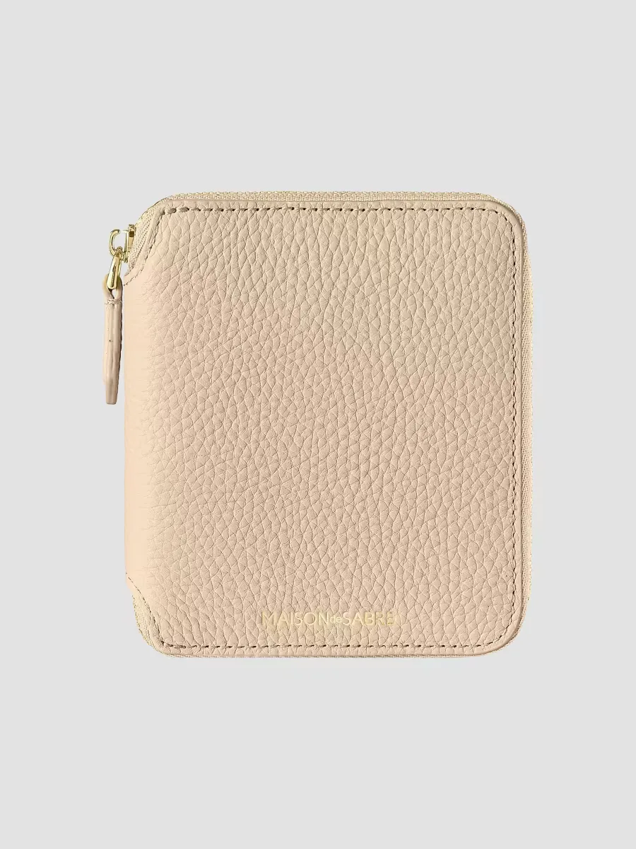 Maison De Sabre Small Leather Zip Around Wallet by Sabre