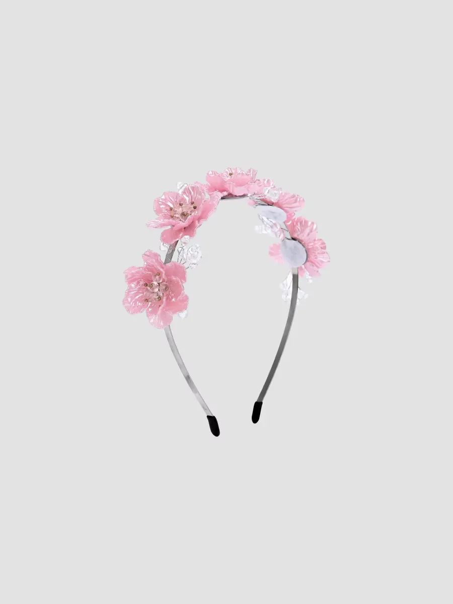 Floral Embellished Headband by Tulleen