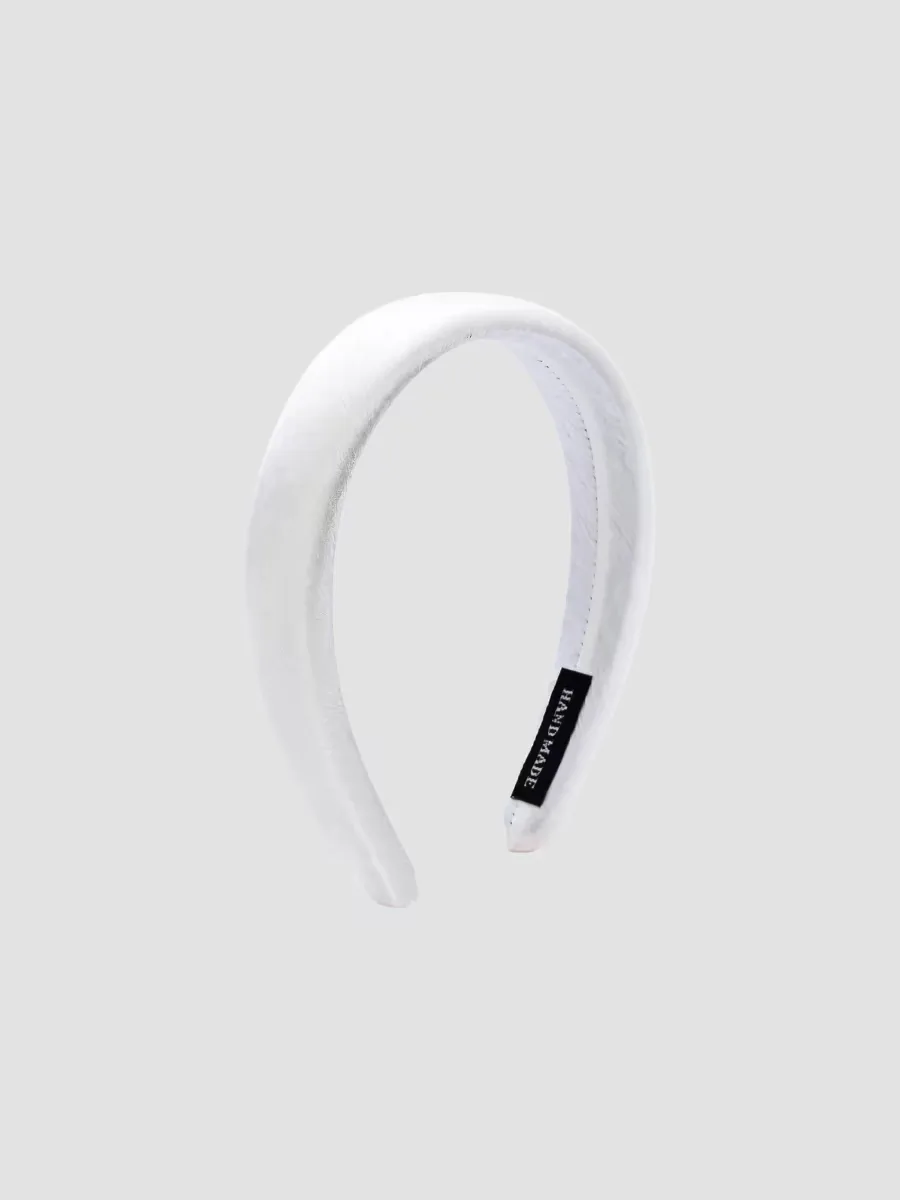 Classic Satin Padded Headband by Tulleen