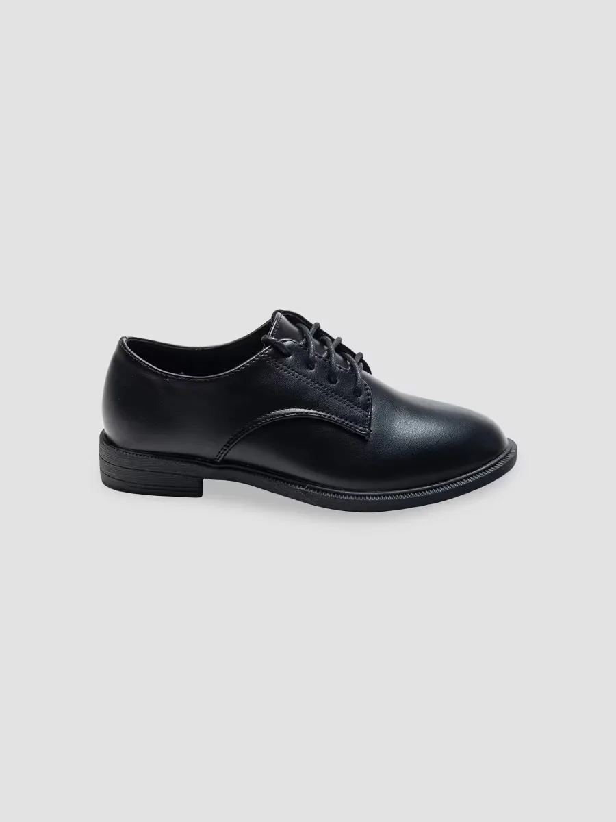 Derby Faux Leather Dress Shoes by Moustache