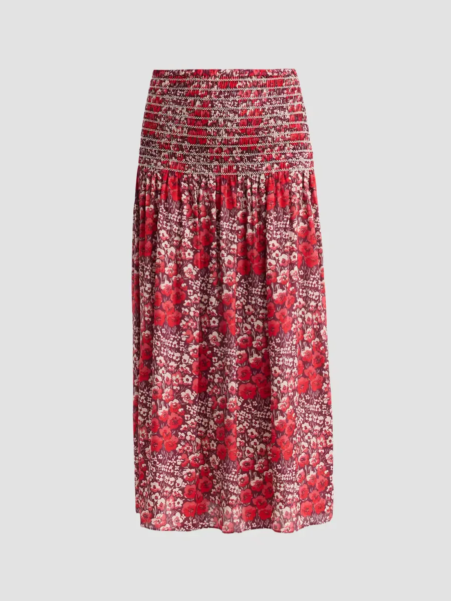 Olanna Floral Midi Skirt