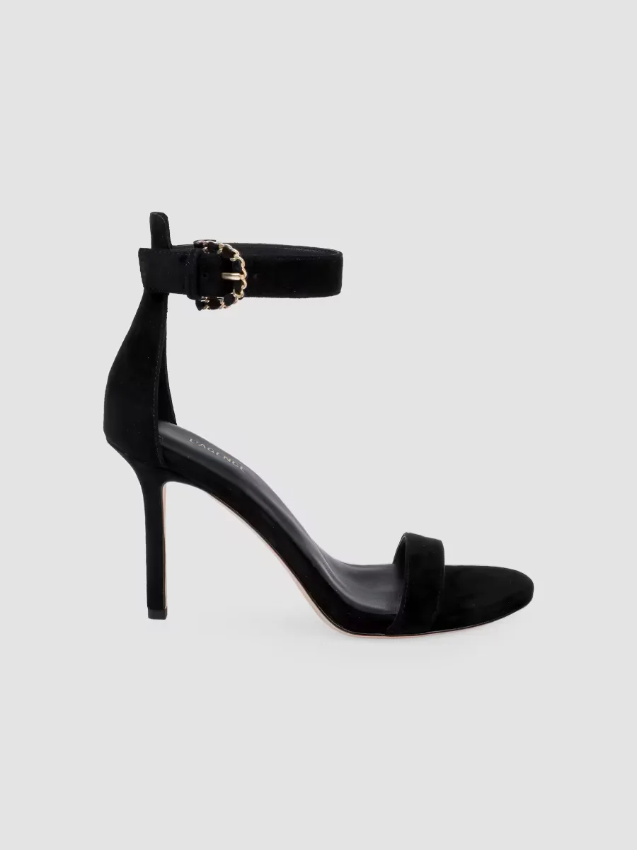 Gisele 90MM Suede Sandals by L'AGENCE