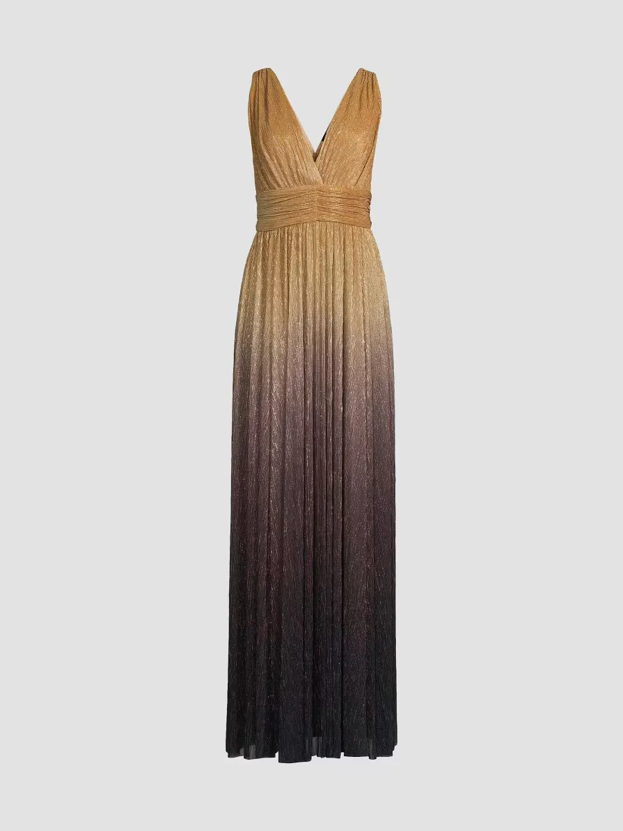 Ray Metallic Ombré Gown
