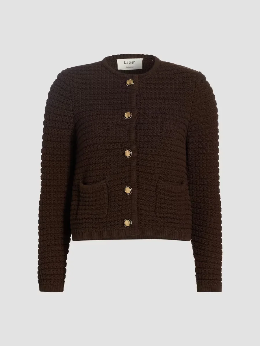 Gaspard Cotton-Blend Knit Cardigan