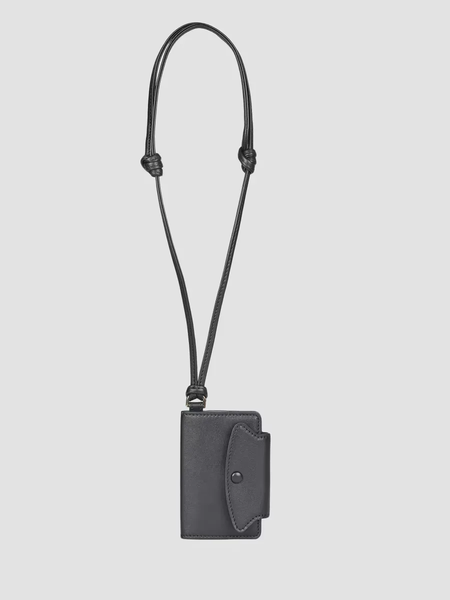 Mimi Leather Notebook Holder by AMI Paris
