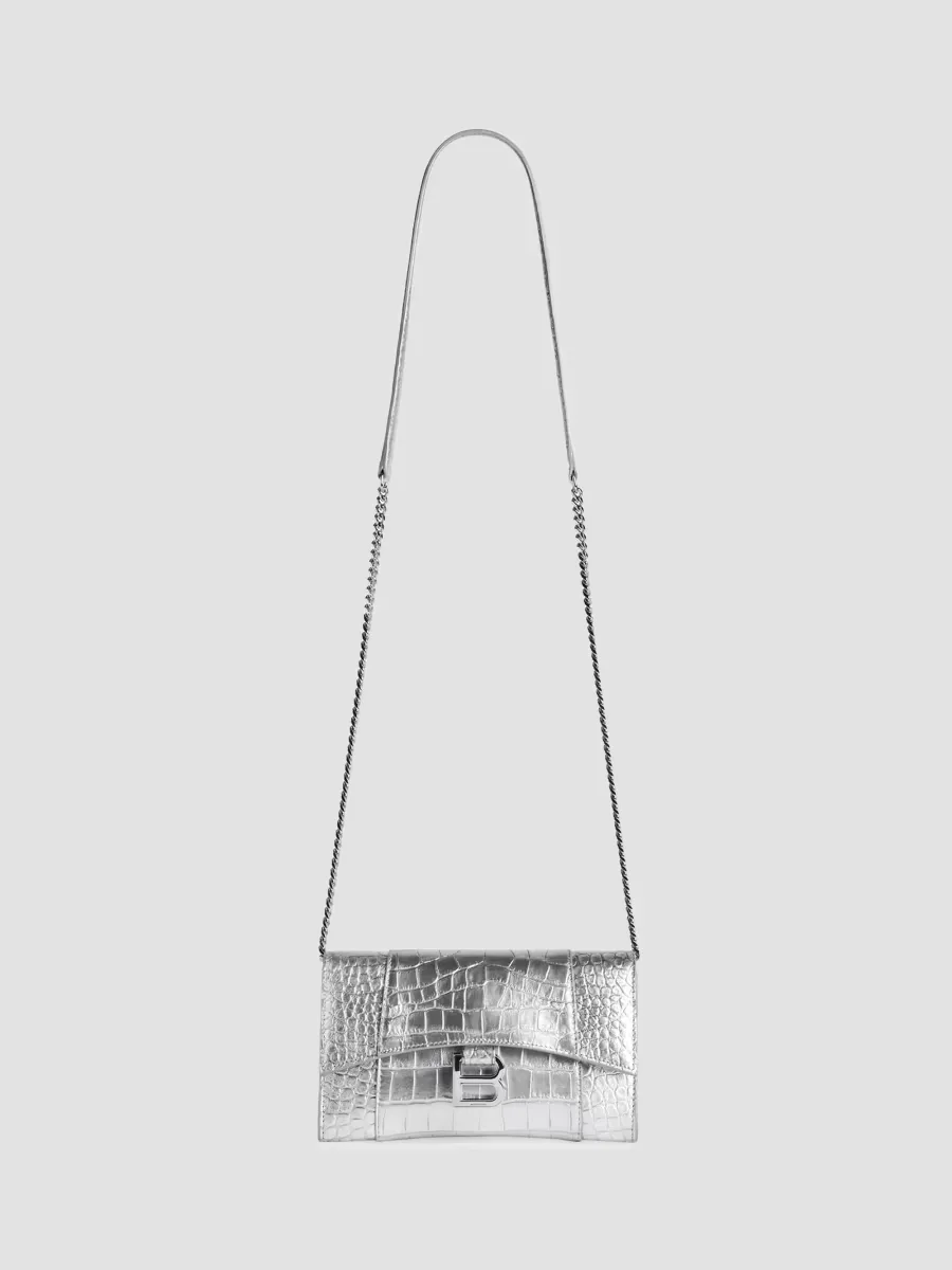 Hourglass Wallet on Chain by Balenciaga