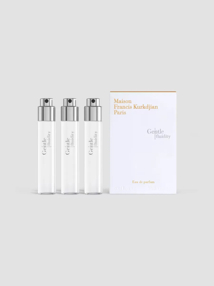 3-Piece Gentle Fluidity Silver Eau De Parfum Refill Set by Maison Francis Kurkdjian