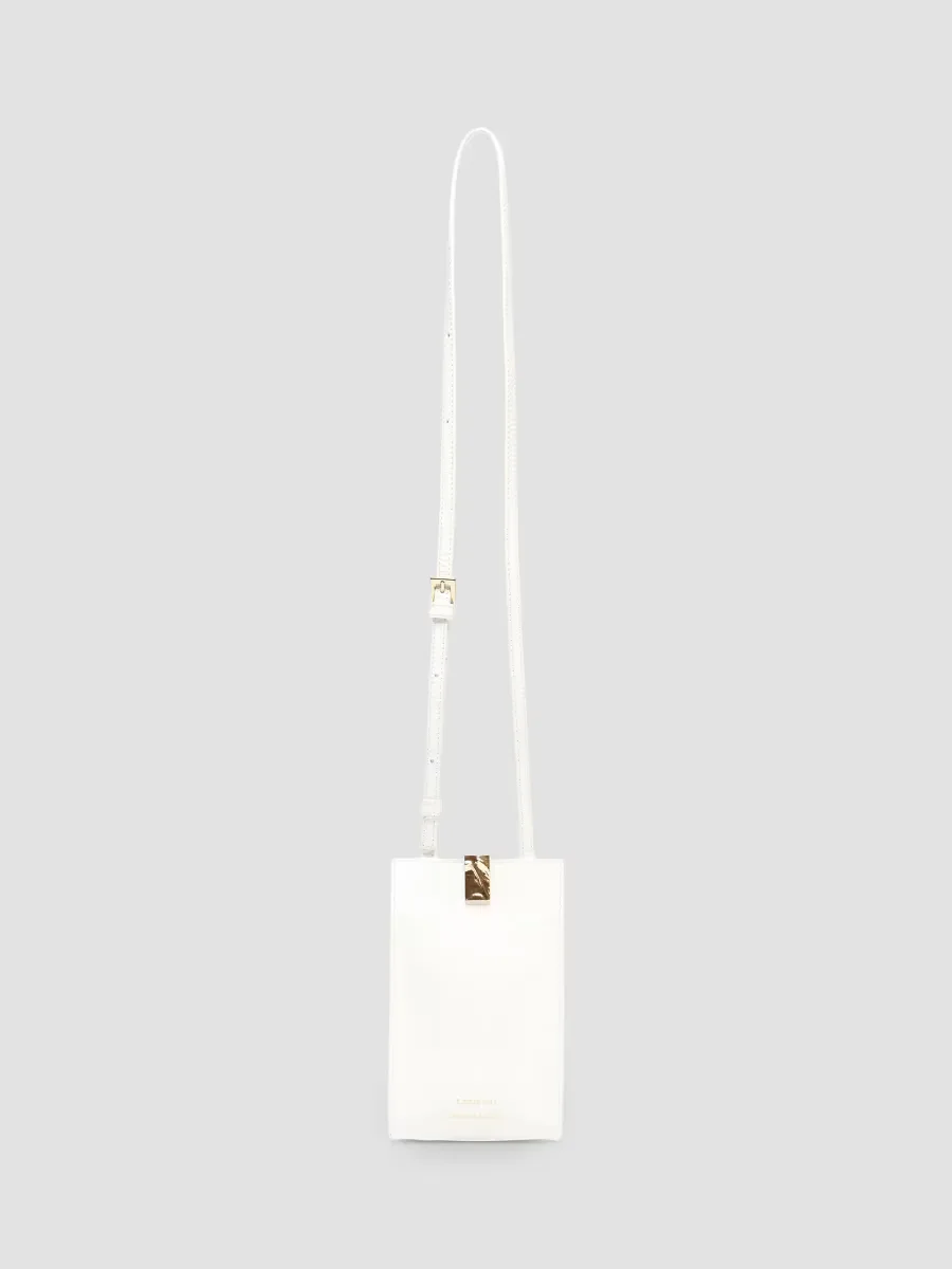 Mini Neri Eel-Effect Leather Crossbody Bag by Loulou de Saison
