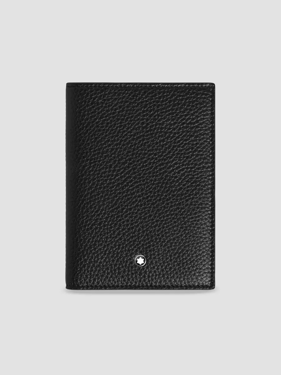 Leather Bifold Passport Holder by Montblanc