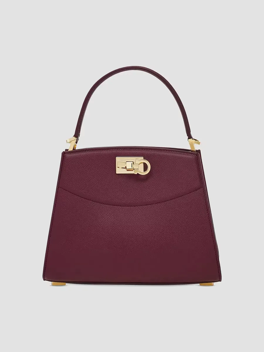 Studio Box Extra-Small Leather Top Handle Bag by Ferragamo