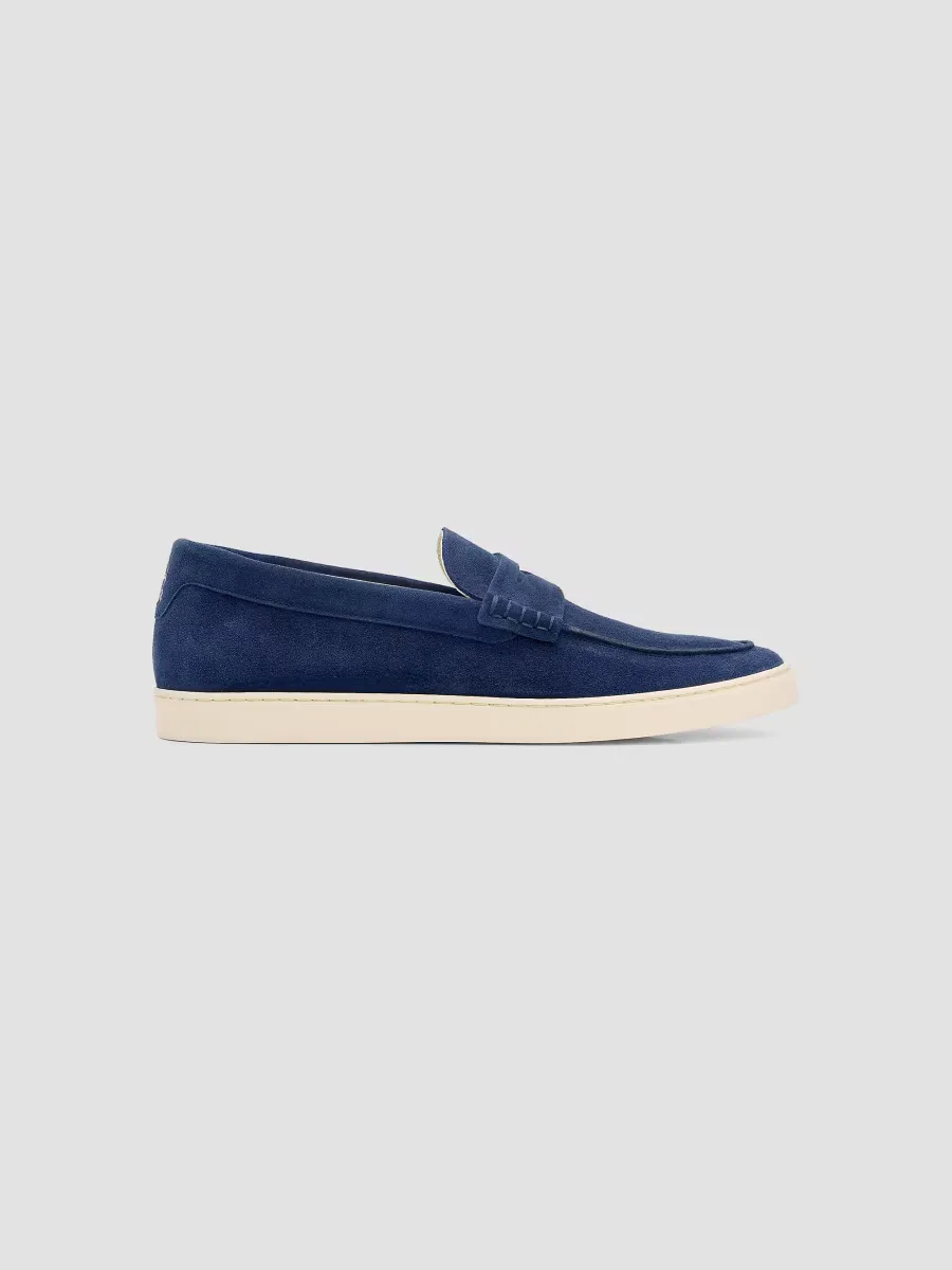 Suede Penny Loafers by Brunello Cucinelli