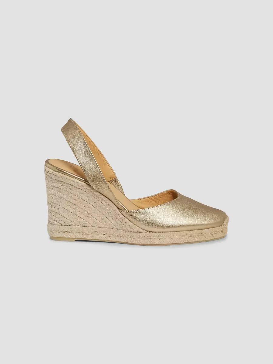 Carissa Leather Espadrilles by Castañer