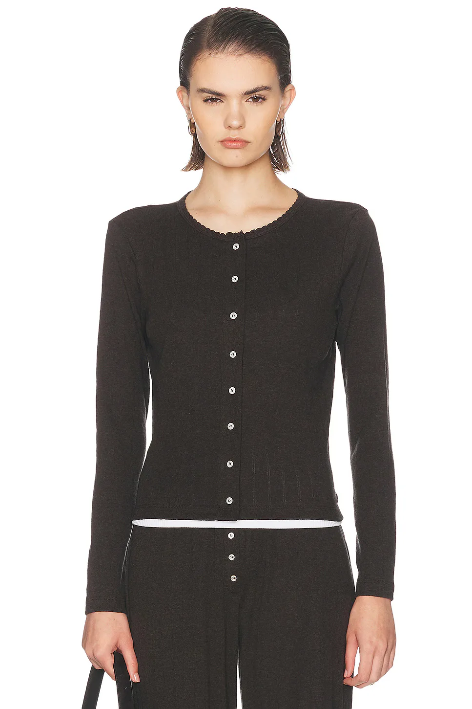 Pointelle Classic Cardigan