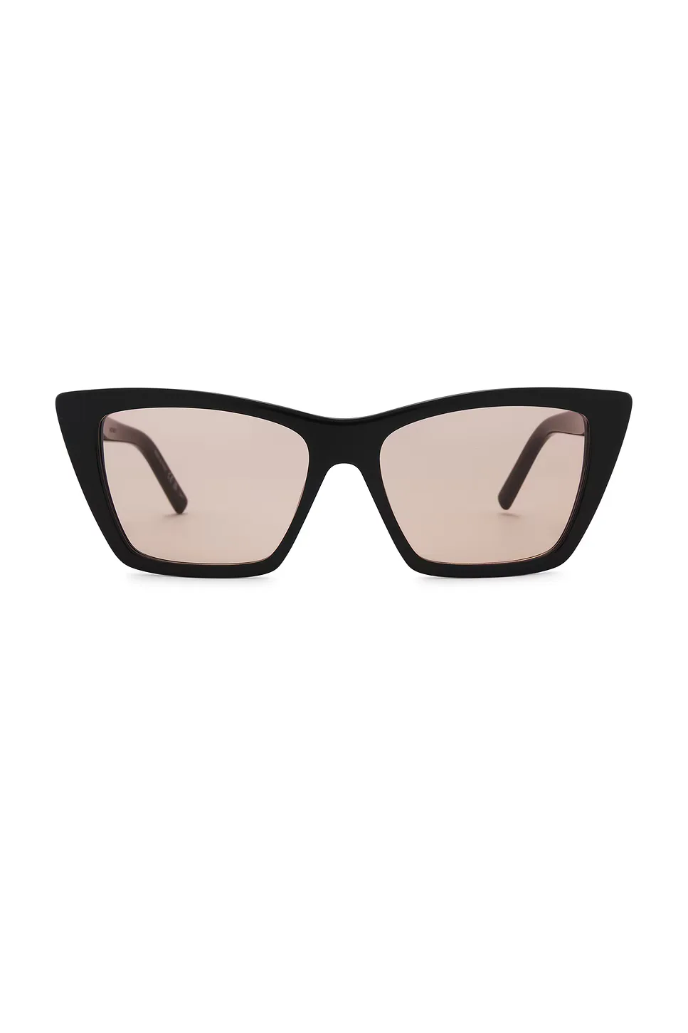 Acetate Lettering Logo Cat Eye Sunglasses by Saint Laurent