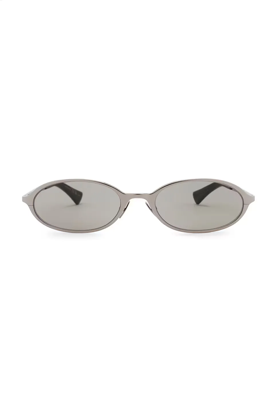 Metal Oval Sunglasses by Saint Laurent