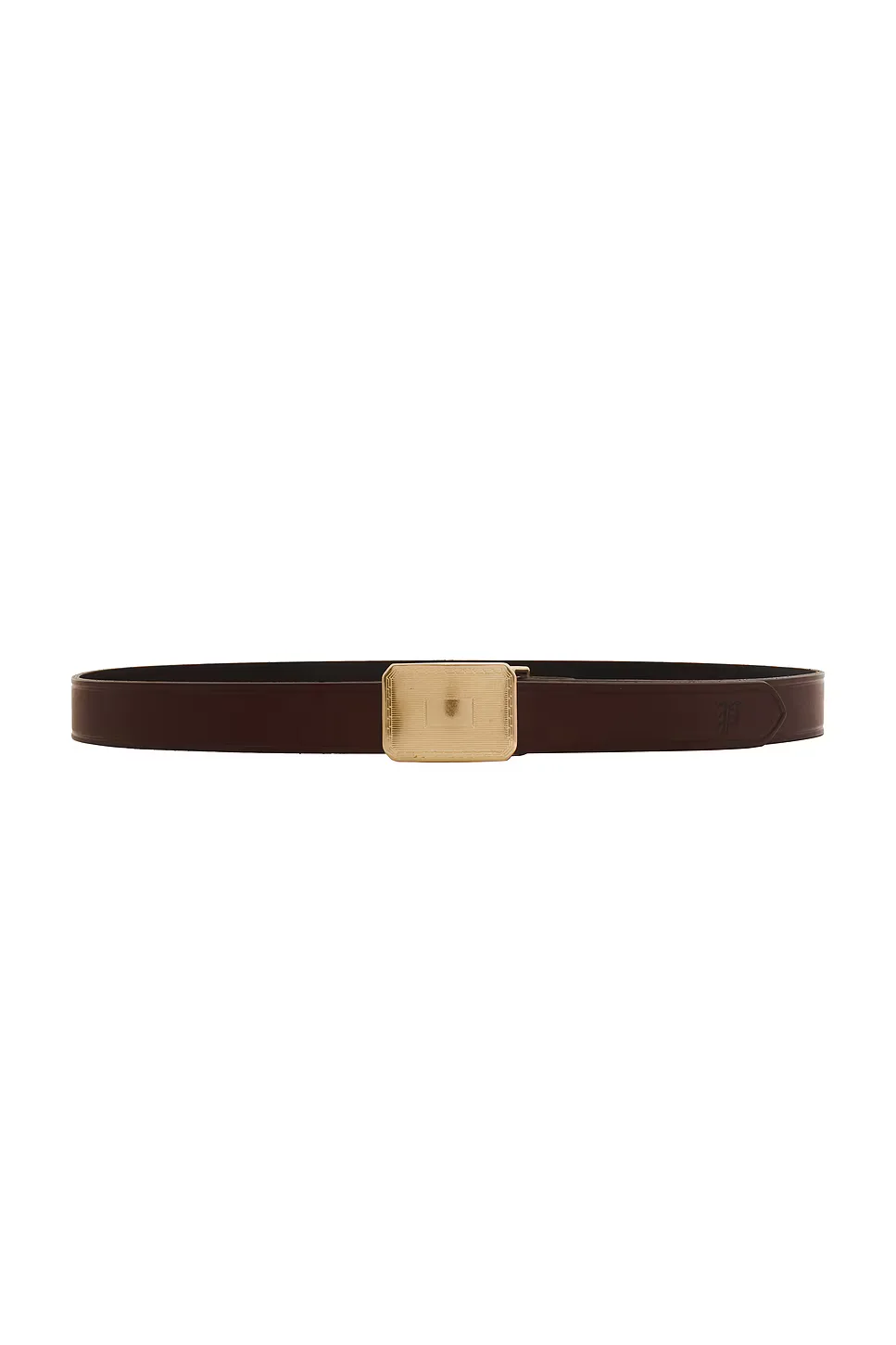 Engine Turn Leather Belt