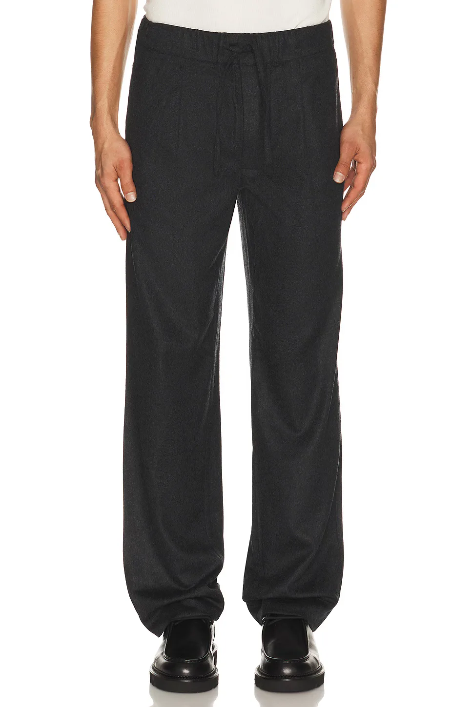 Straight Drawstring Trousers by Soft Goat