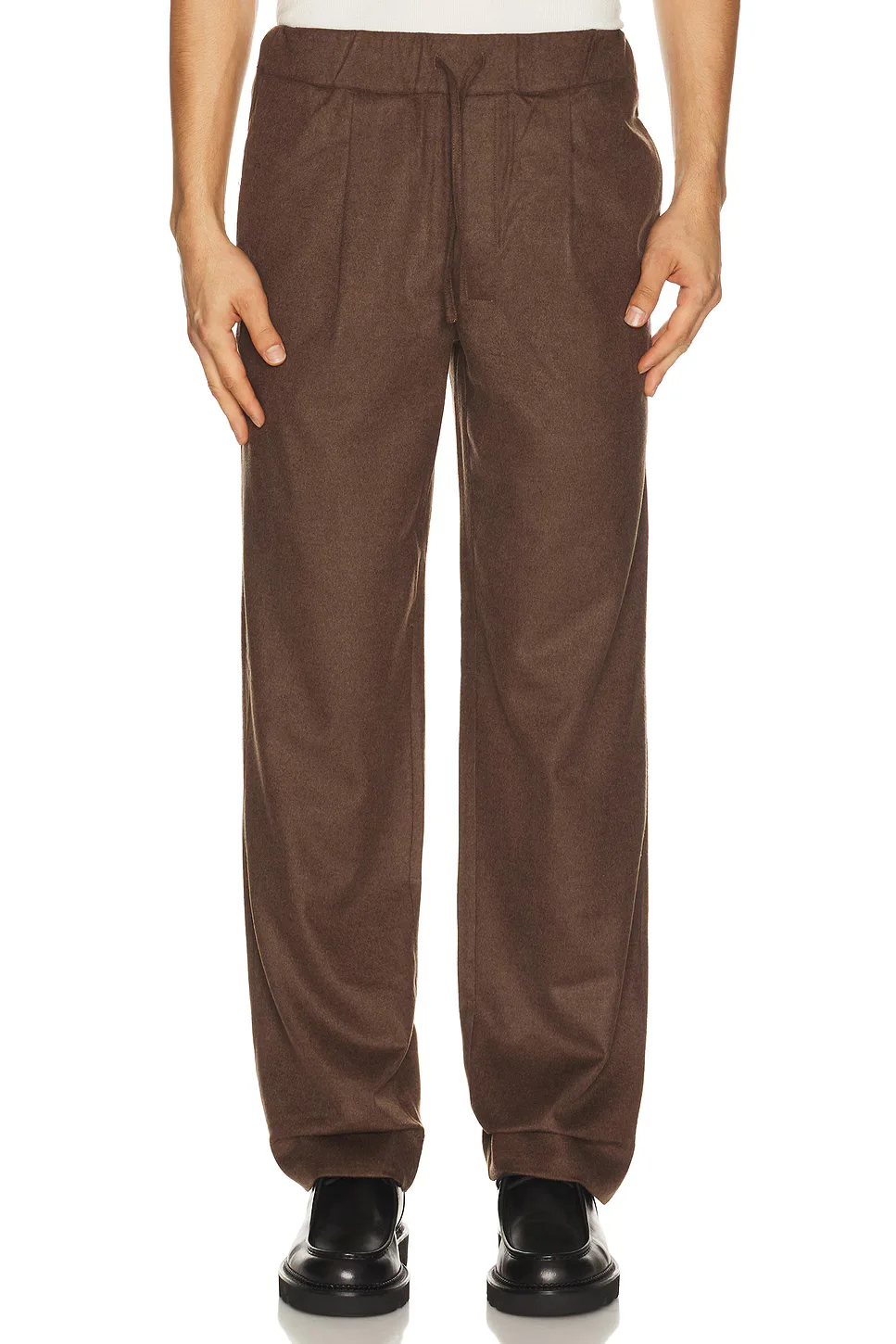 Straight Drawstring Trousers
