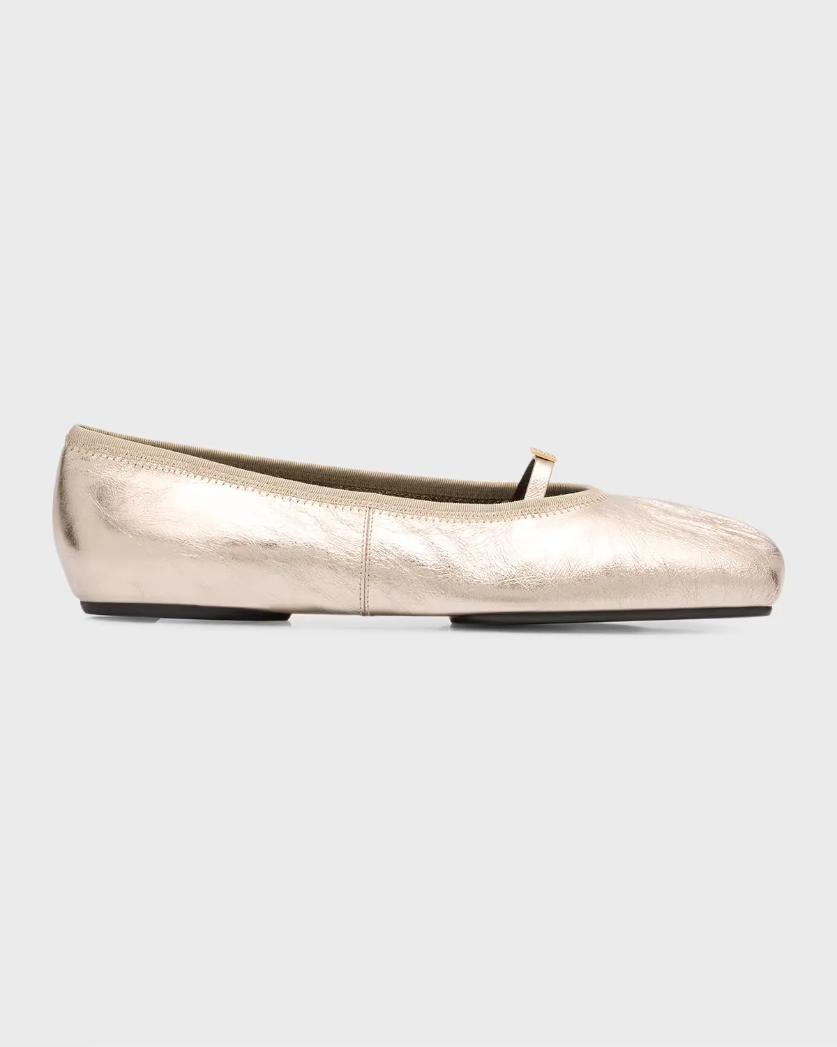 Metallic 4G Ballerina Flats by GIVENCHY