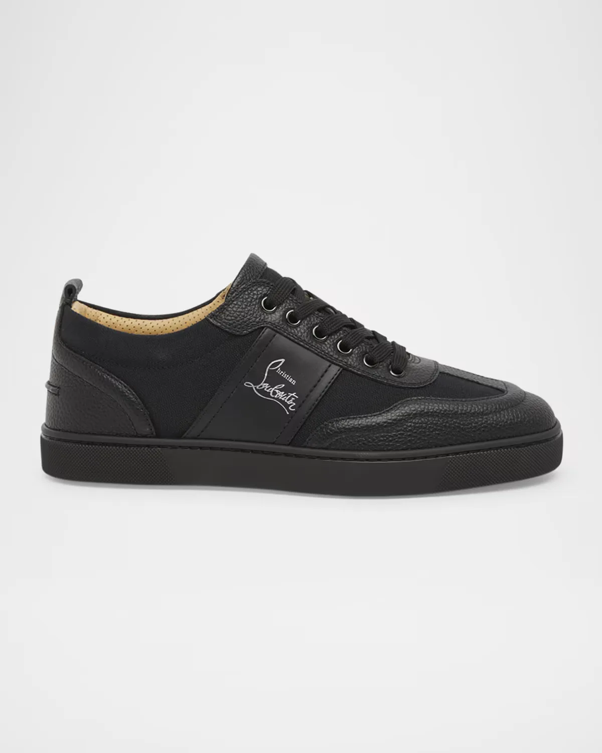 Retero Canvas and Leather Low-Top Sneakers by Christian Louboutin