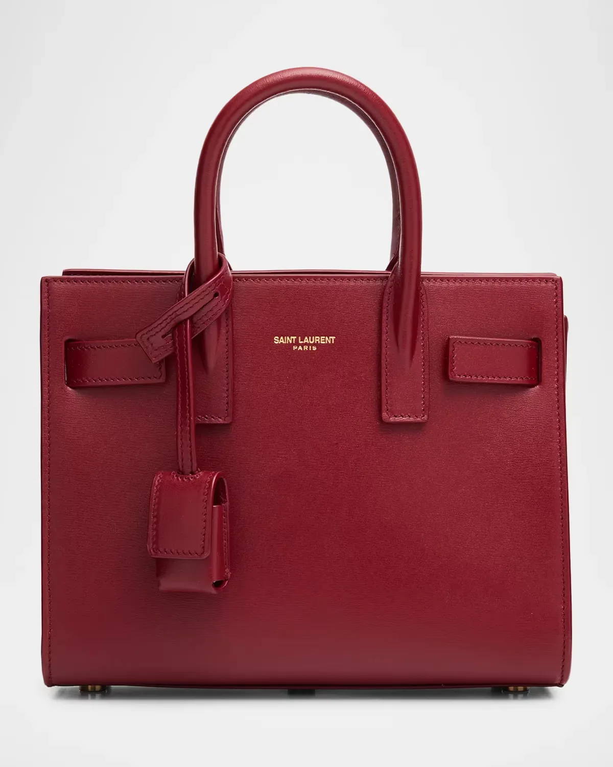 Sac De Jour Nano Top-Handle Bag in Smooth Leather by Saint Laurent