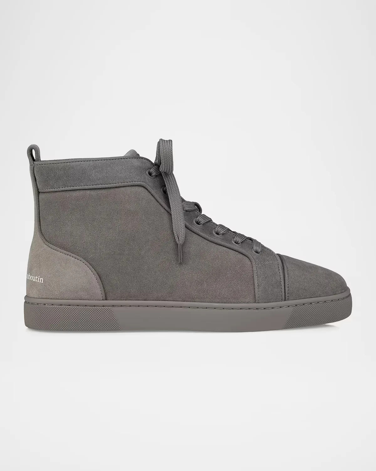 Louis Canopy Suede High-Top Sneakers by Christian Louboutin