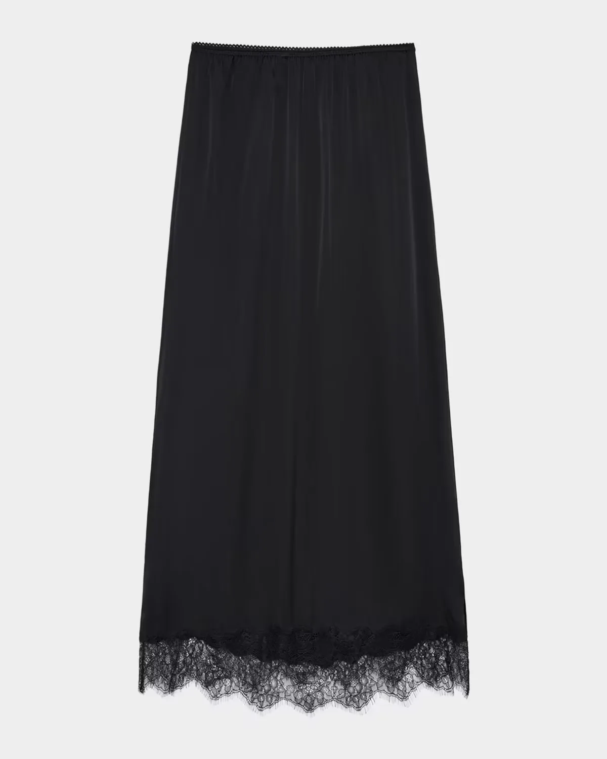 Shelby Silk Lace Midi Skirt