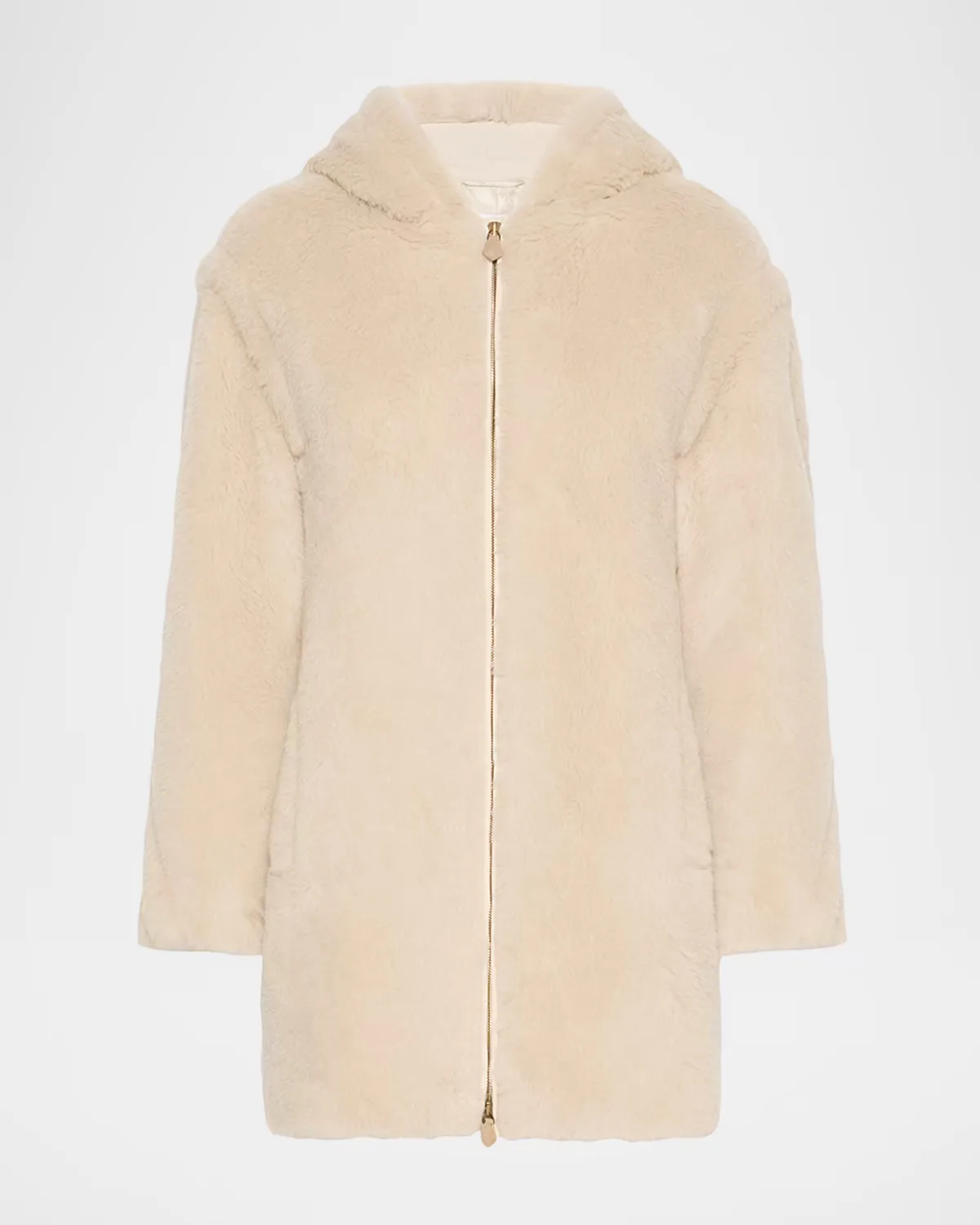 Teddy Oversized Hooded Jacket