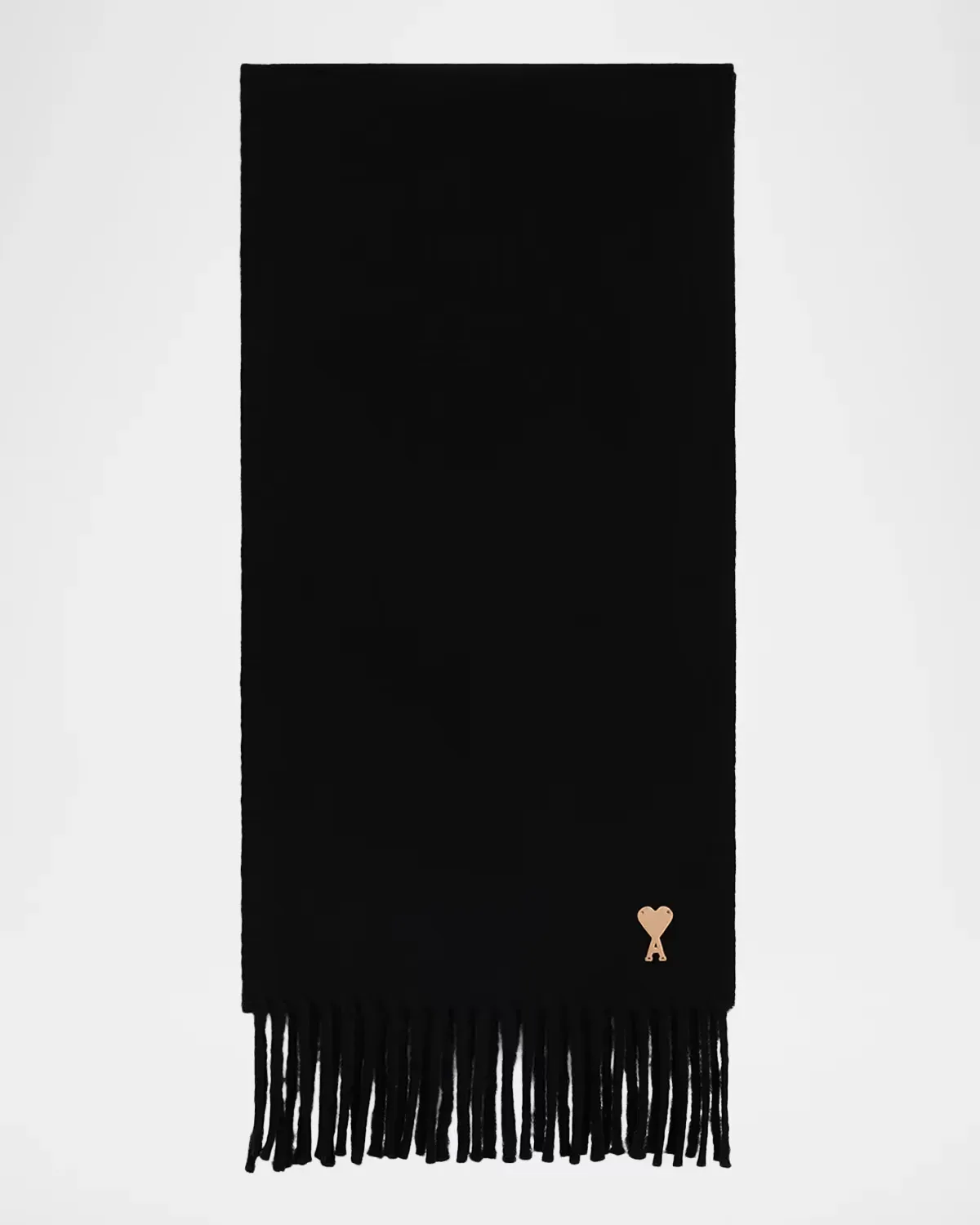 Wool Ami De Coeur Applique Scarf by Ami Paris