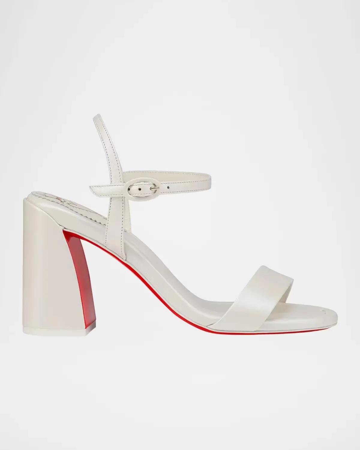 85mm Jane Leather Ankle-Strap Sandals by Christian Louboutin