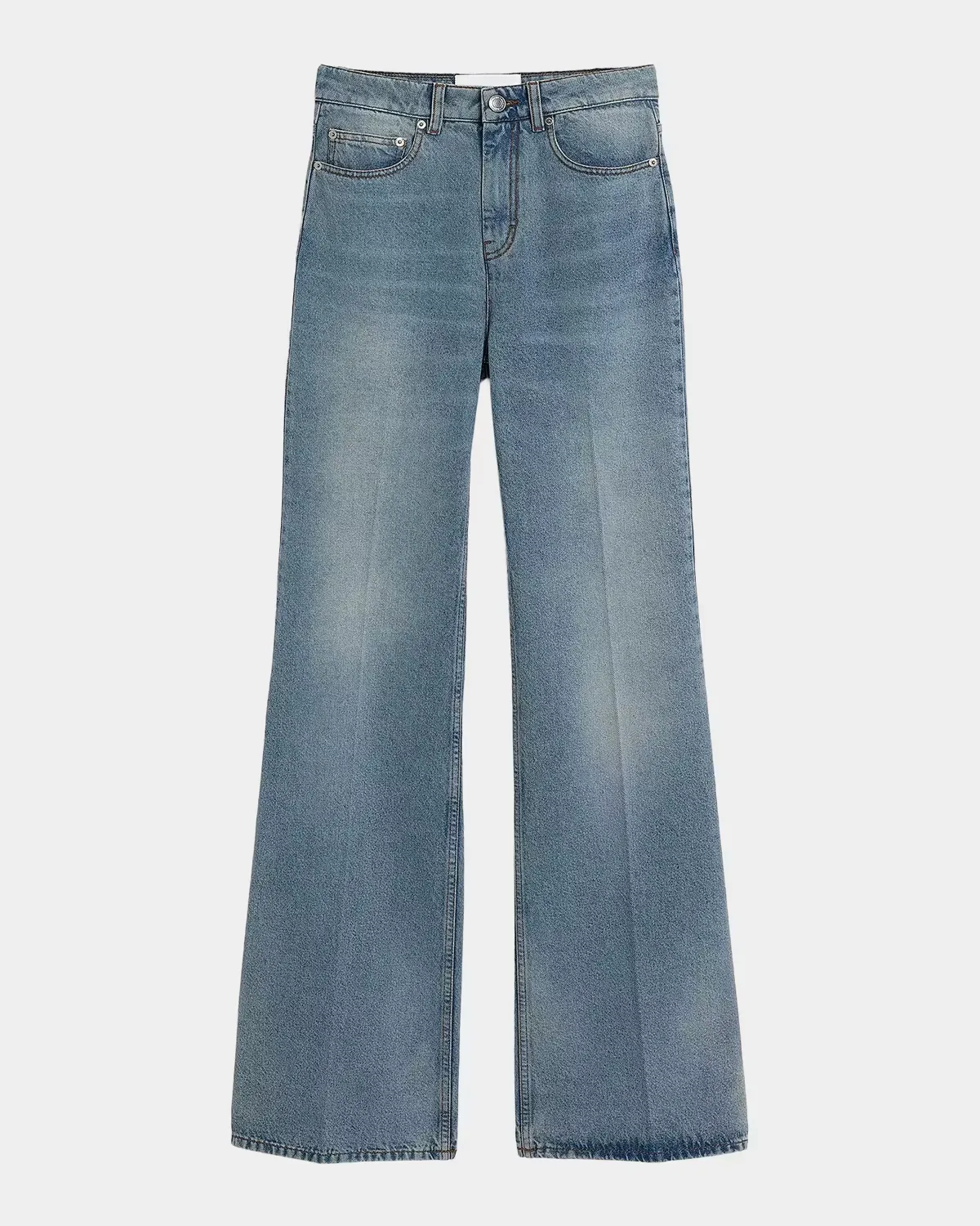 Flare Fit Mid-Rise Jeans