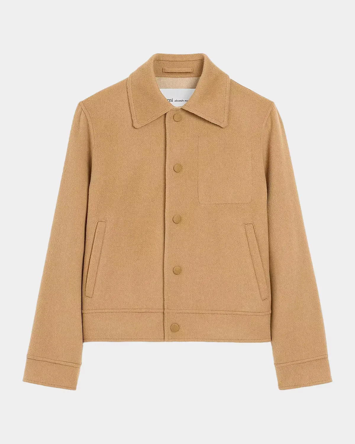 Wool-Cashmere Boxy Jacket