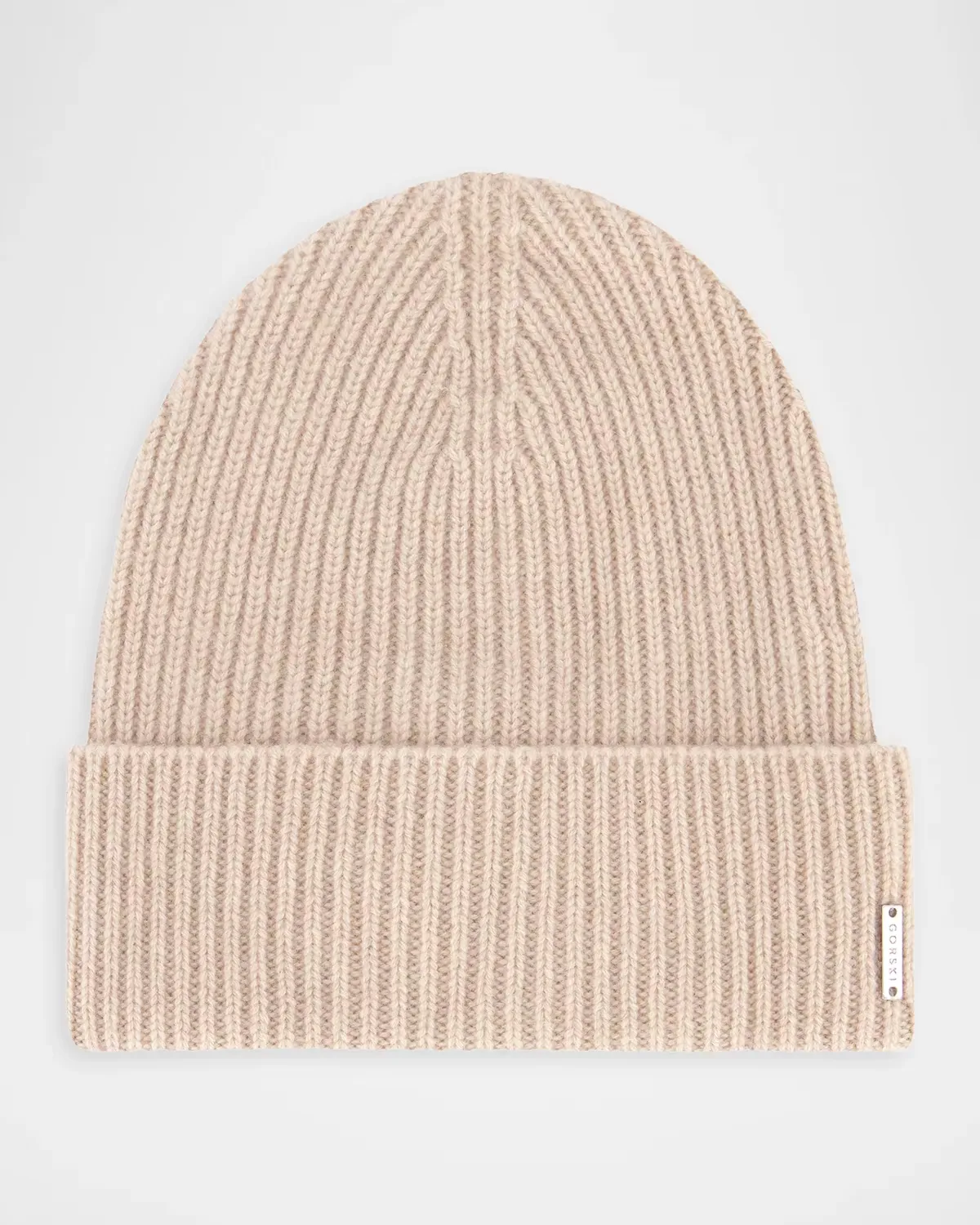 Ribbed Cashmere Beanie by Gorski
