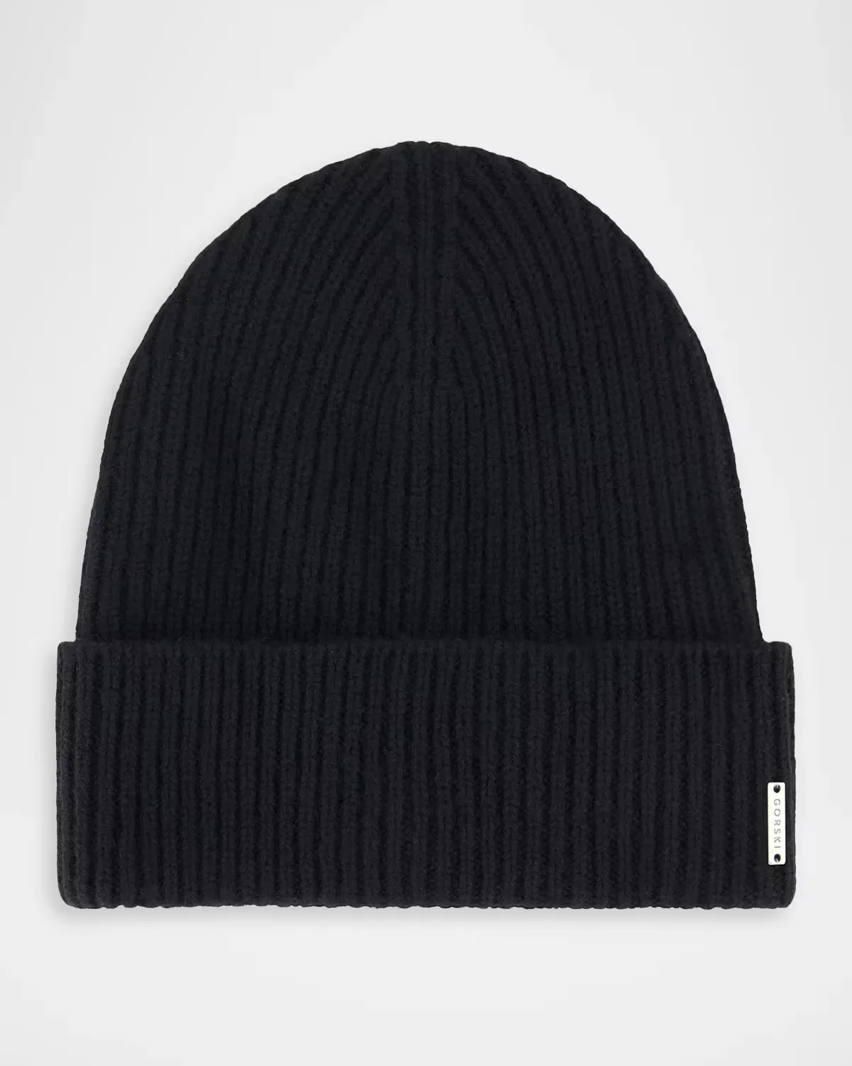 Ribbed Cashmere Beanie