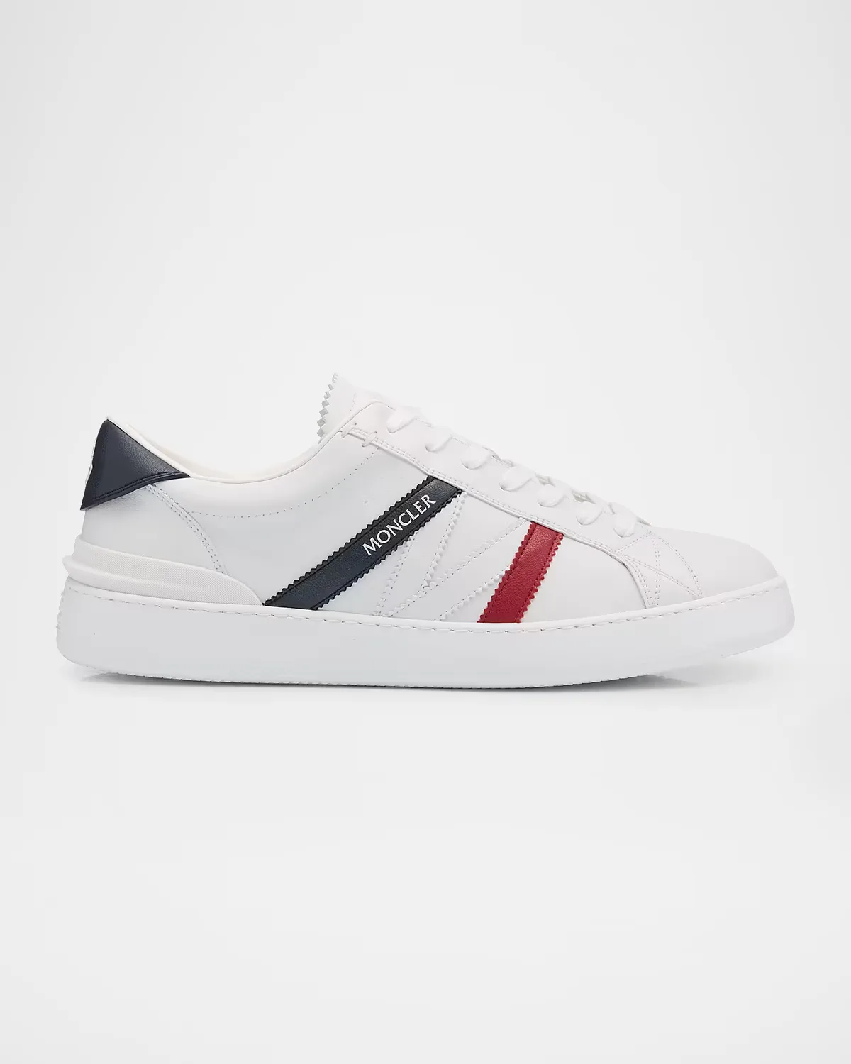 Monaco M Leather Low-Top Sneakers by Moncler