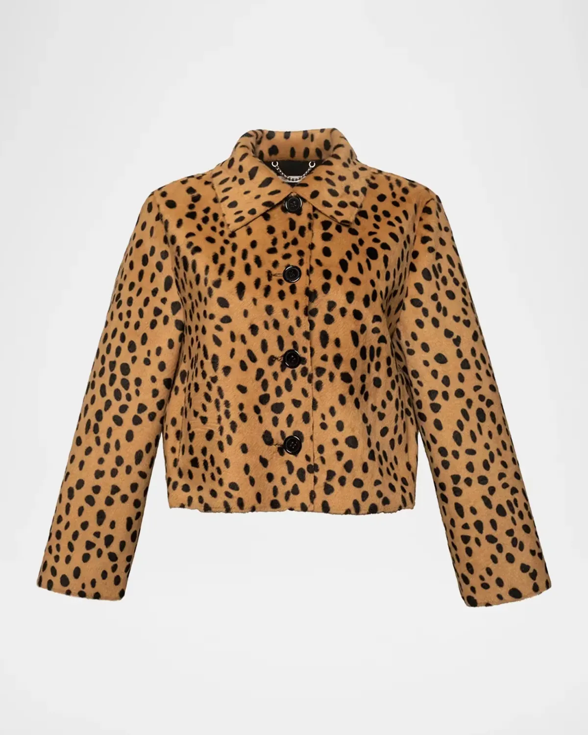 Cosette Cheetah Faux Fur Jacket by Frances Valentine
