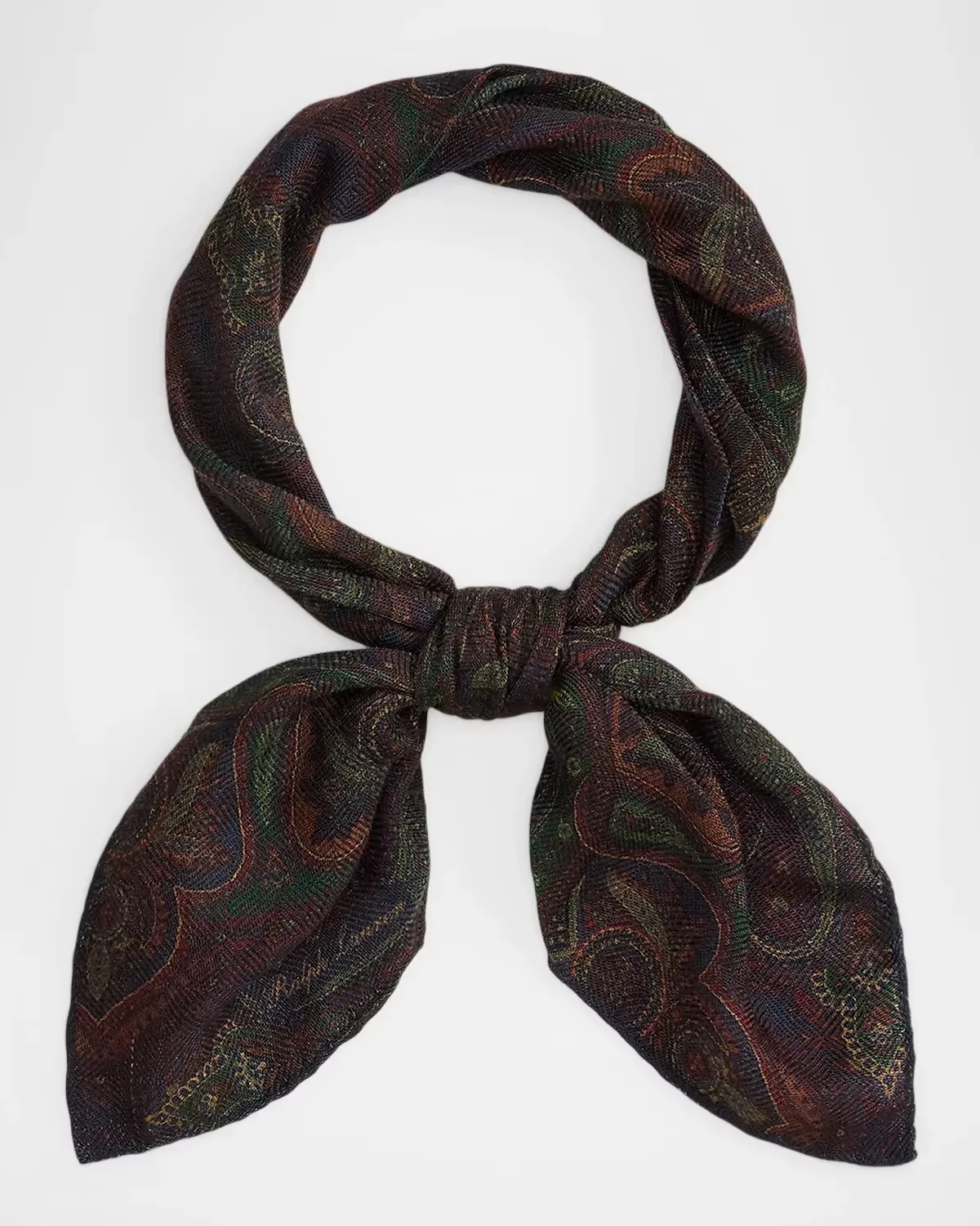 Paisley Wool-Silk Scarf by Polo Ralph Lauren