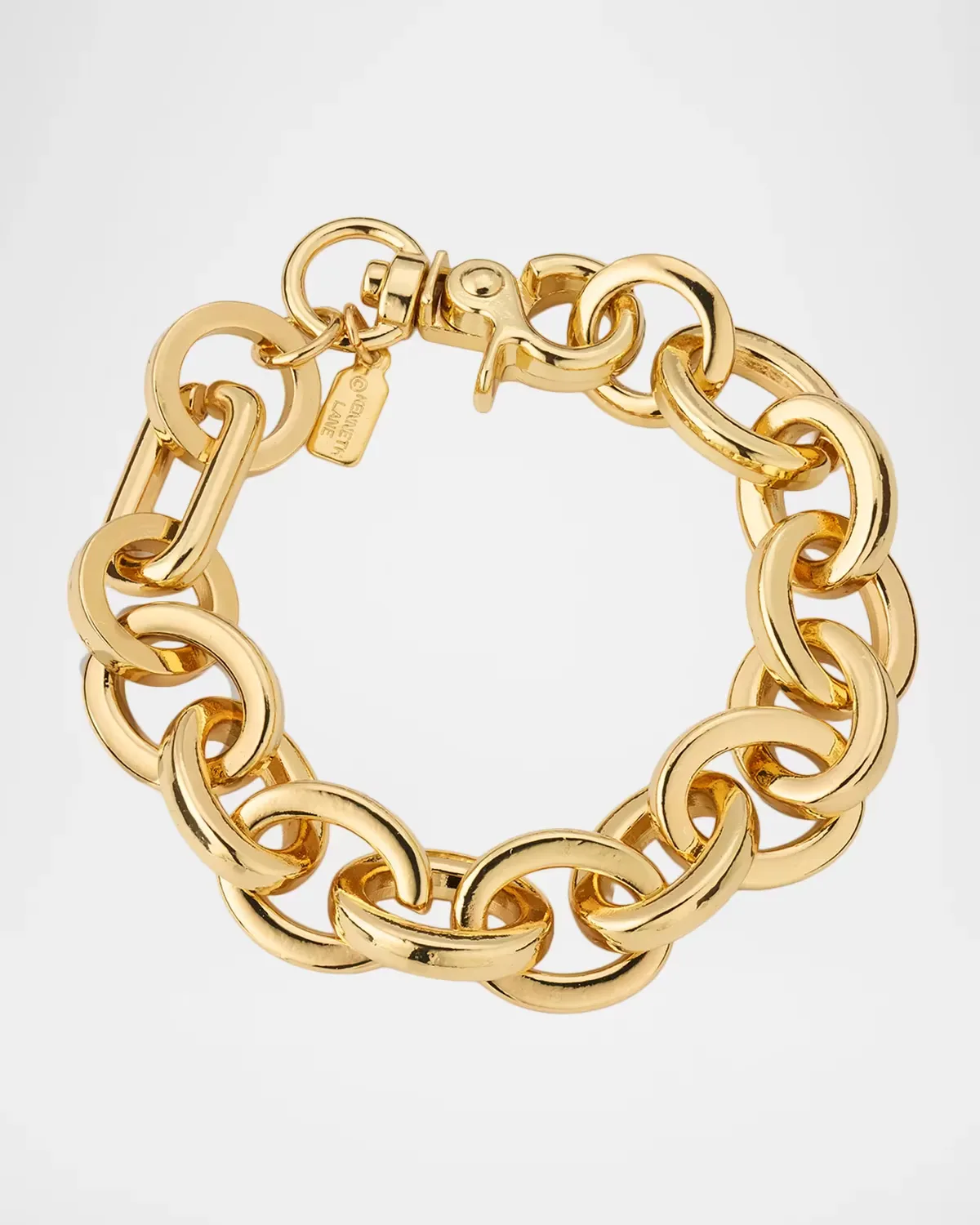18K Gold-Plated Link-Chain Bracelet