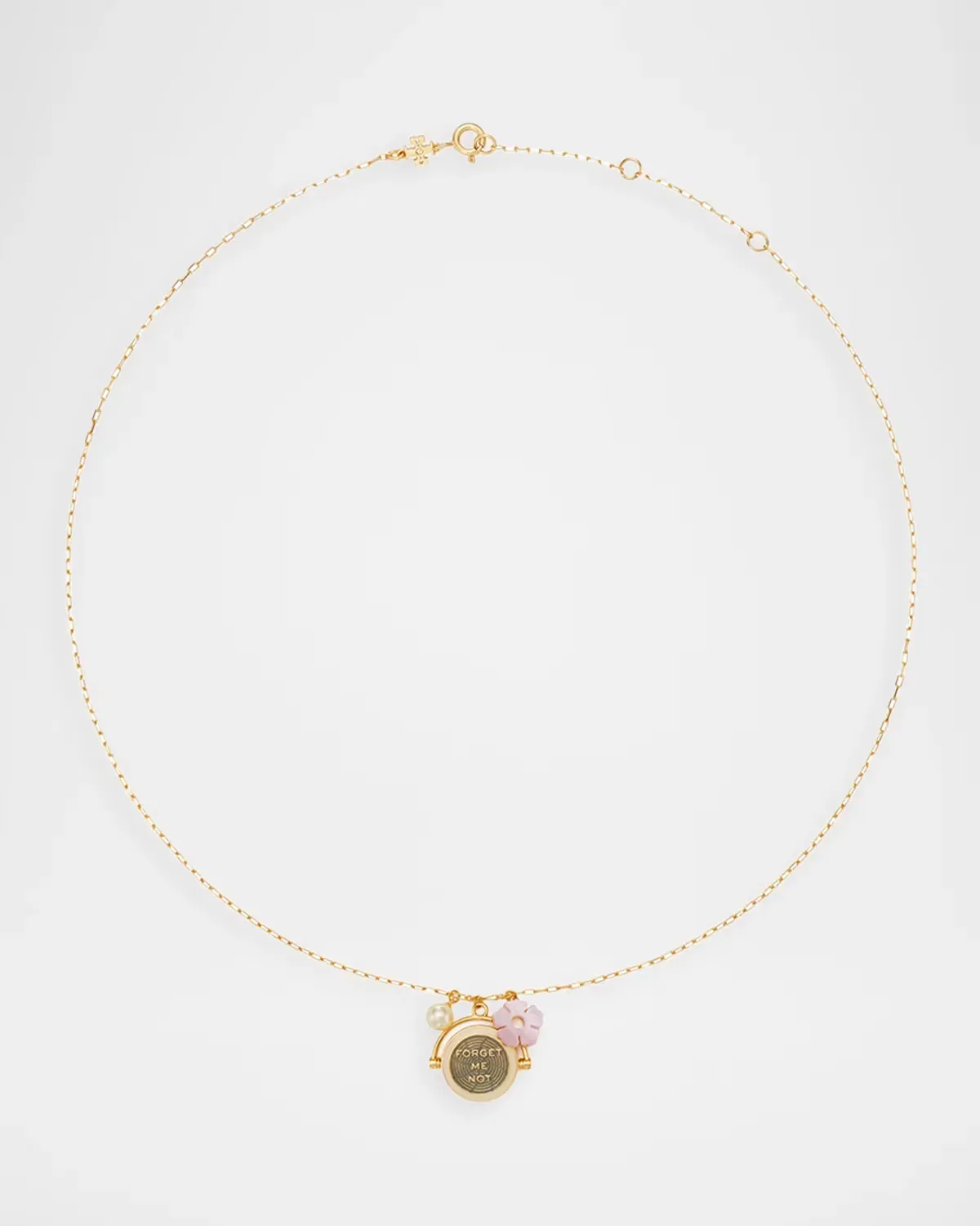 Forget Me Not Charm Pendant Necklace by Tory Burch
