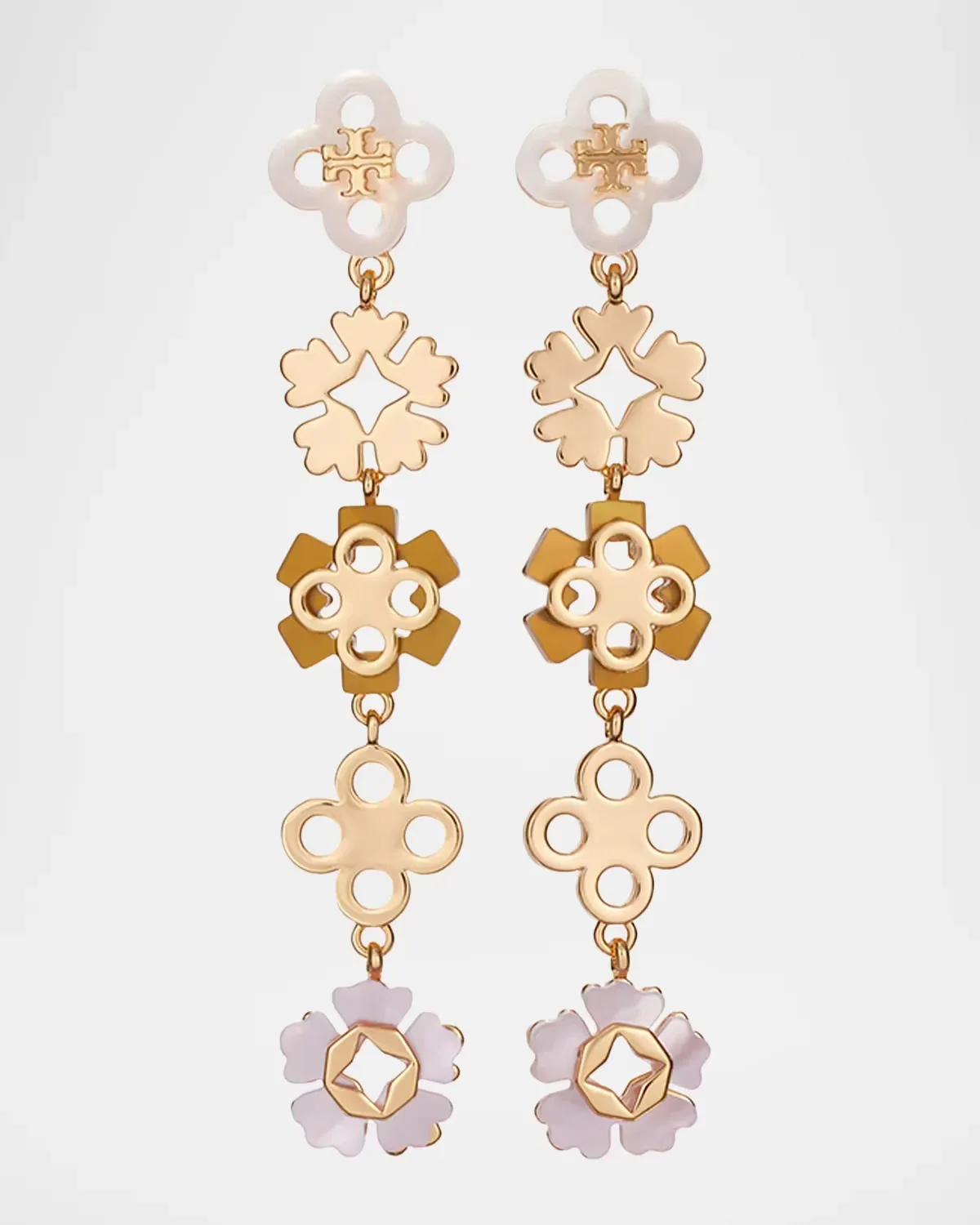 Forget Me Not Linear Earrings by Tory Burch