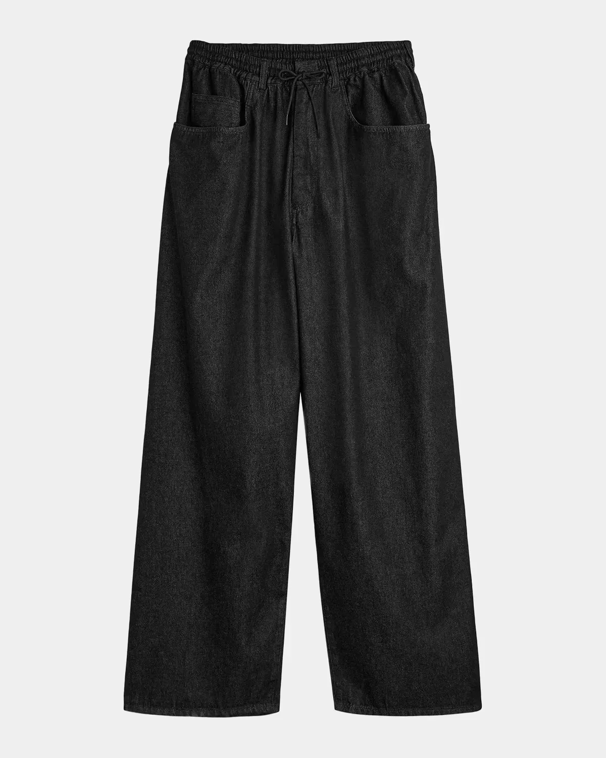 Relaxed Drawstring Denim Pants by Y-3