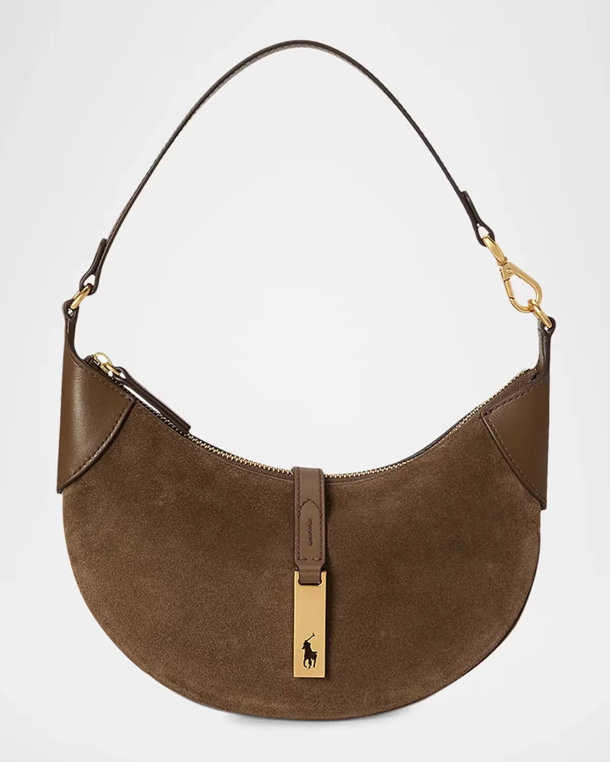 Suede Shoulder Bag by Polo Ralph Lauren